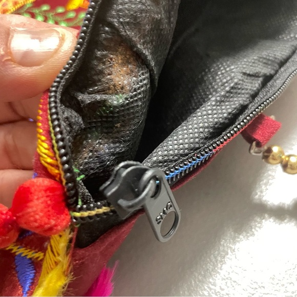 Taweengam Crossbody Goodhan Crochet Pouch Cloth Handbag Bohemian Embroidered - Picture 10 of 11